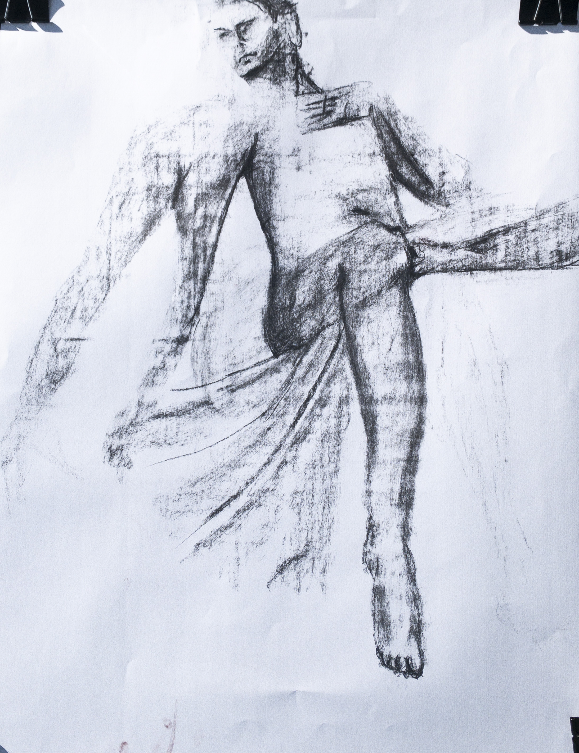 Life drawing of a man