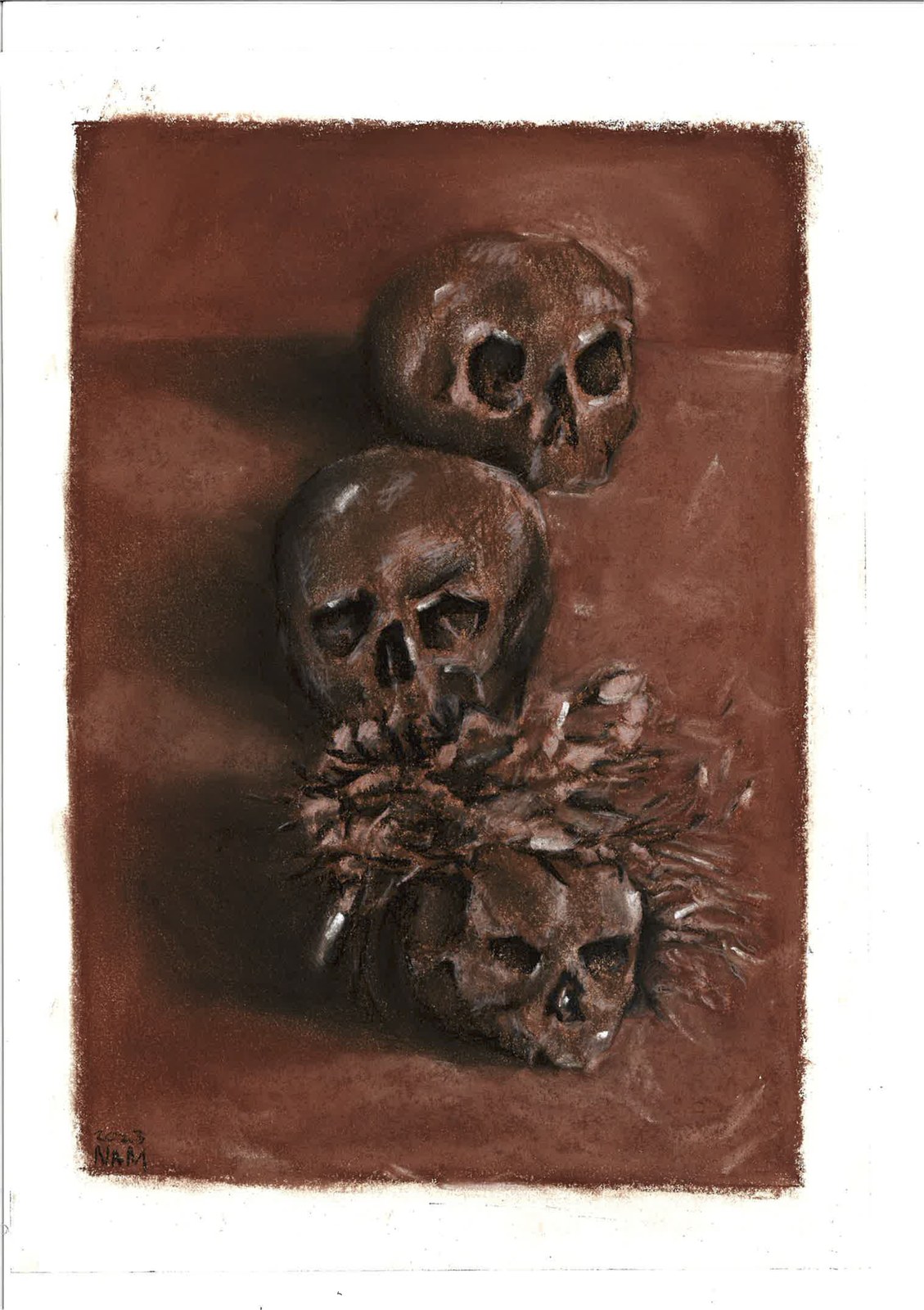 Trois têtes de mort
