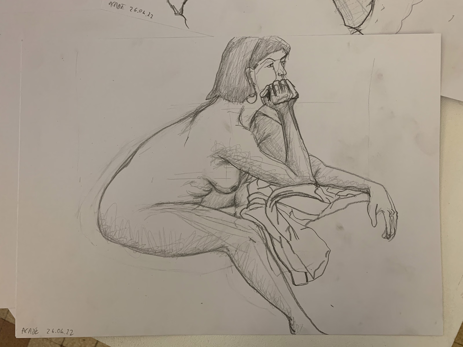 Etude modèle vivant