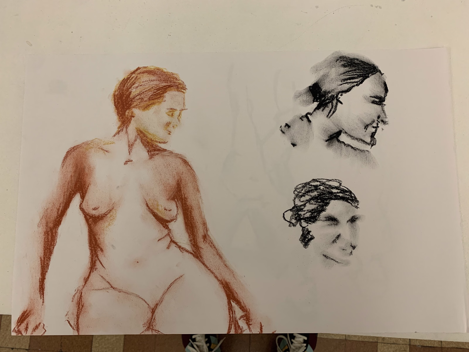 Etude modèle vivant