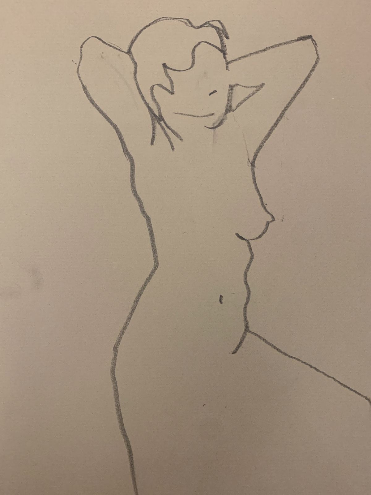 Etude modèle vivant