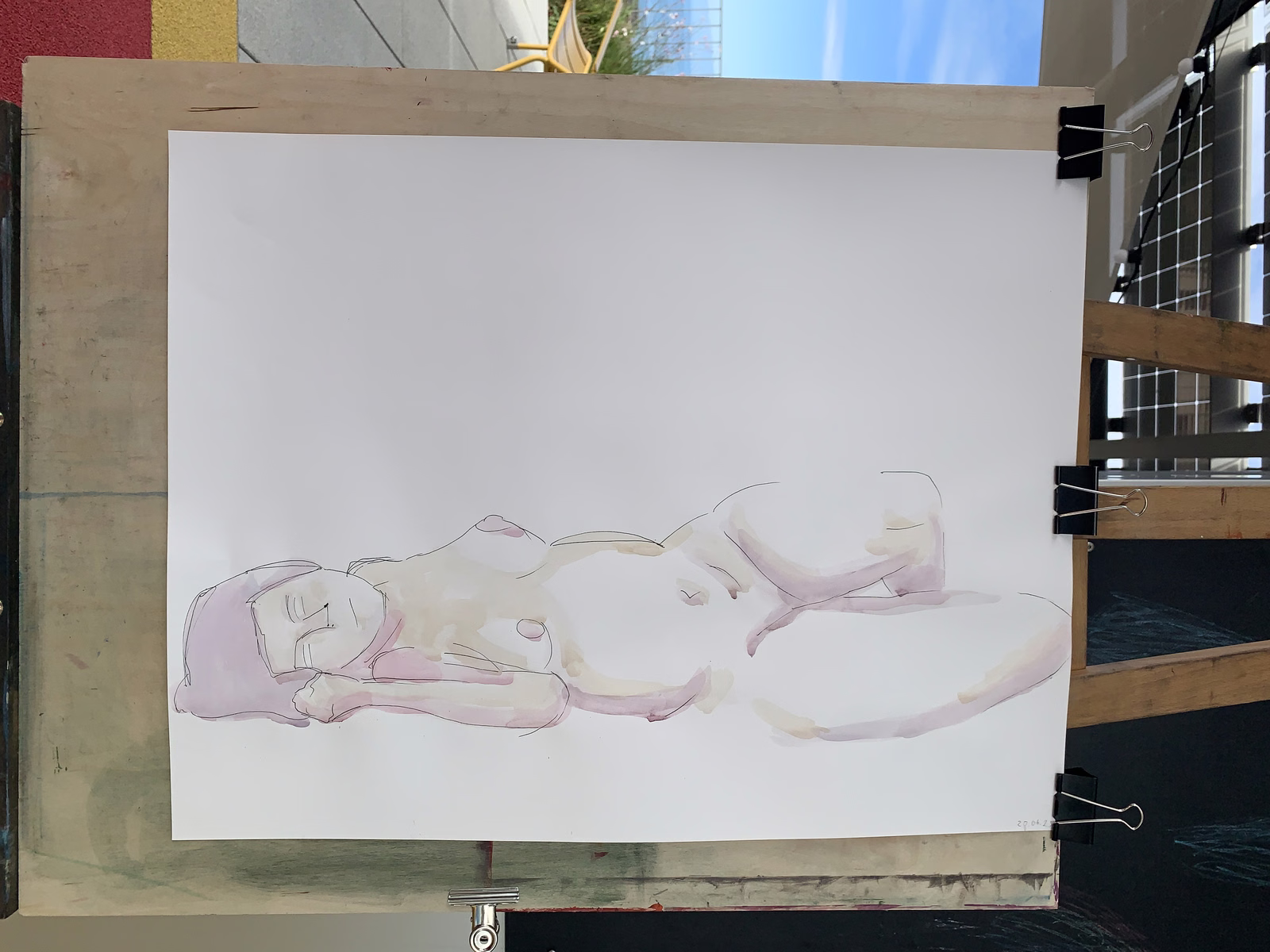 Etude modèle vivant